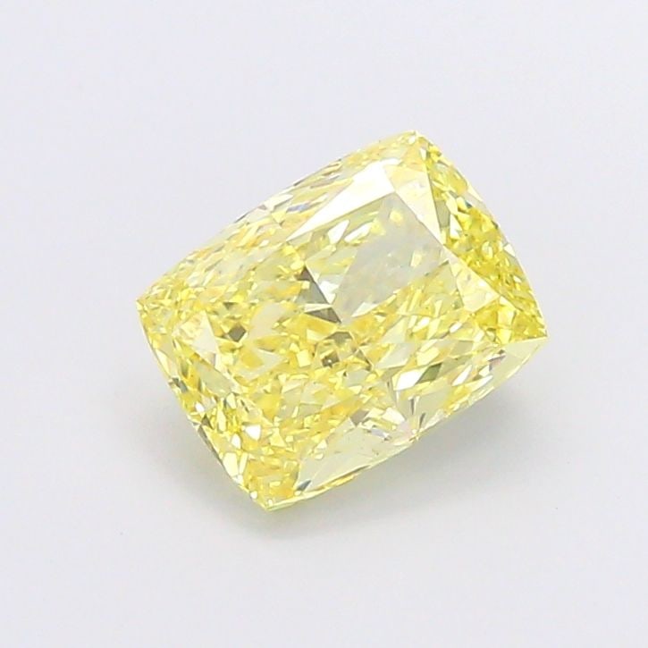 Loose Diamond - CUSHION MODIFIED 2.5ct Fancy Yellow VS2: Loose Diamond - CUSHION MODIFIED 2.5ct Fancy Yellow VS2 Source: This is a real non-mined Diamond that has been grown in a lab Shape: CUSHION MODIFIED Carats: 2.5 Color: Fancy Yellow Certification: IGI