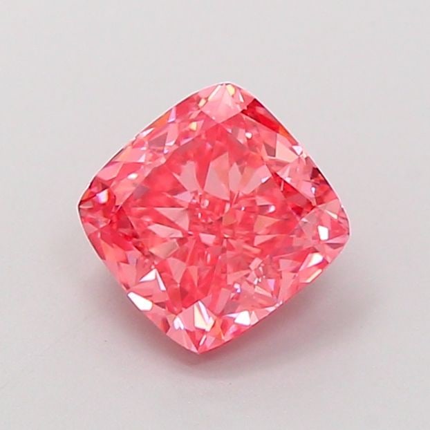 Loose Diamond - CUSHION MODIFIED 1.21ct Fancy Vivid Pink VS2: Loose Diamond - CUSHION MODIFIED 1.21ct Fancy Vivid Pink VS2 Source: This is a real non-mined Diamond that has been grown in a lab Shape: CUSHION MODIFIED Carats: 1.21 Color: Fancy Vivid Pink Certific