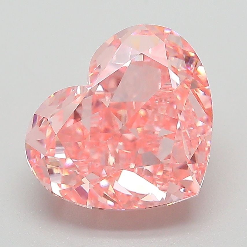 Loose Diamond - HEART 3.6ct Fancy Vivid Pink VVS2: Loose Diamond - HEART 3.6ct Fancy Vivid Pink VVS2 Source: This is a real non-mined Diamond that has been grown in a lab Shape: HEART Carats: 3.6 Color: Fancy Vivid Pink Certification: IGI Video: