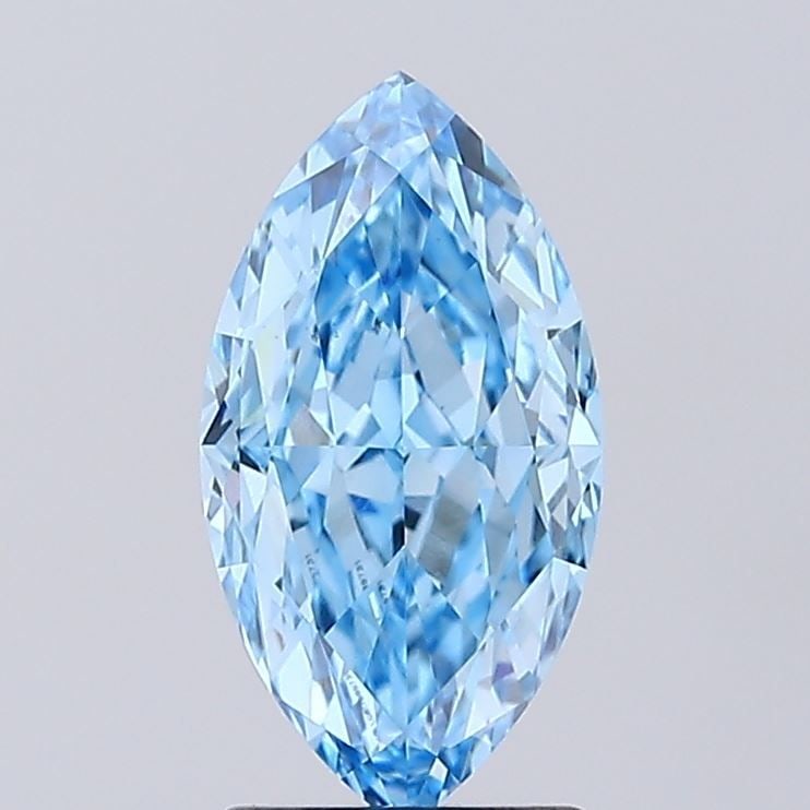 Loose Diamond - MARQUISE 2.29ct Fancy Vivid Blue VS1: Loose Diamond - MARQUISE 2.29ct Fancy Vivid Blue VS1 Source: This is a real non-mined Diamond that has been grown in a lab Shape: MARQUISE Carats: 2.29 Color: Fancy Vivid Blue Certification: IGI Video