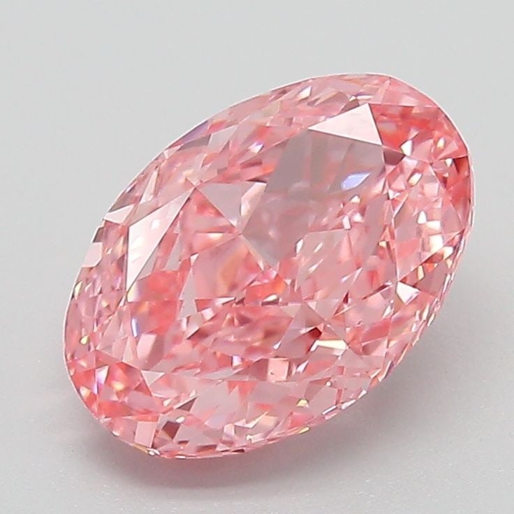 Loose Diamond - OVAL 2.05ct Fancy Vivid Pink VVS2: Loose Diamond - OVAL 2.05ct Fancy Vivid Pink VVS2 Source: This is a real non-mined Diamond that has been grown in a lab Shape: OVAL Carats: 2.05 Color: Fancy Vivid Pink Certification: IGI Video: