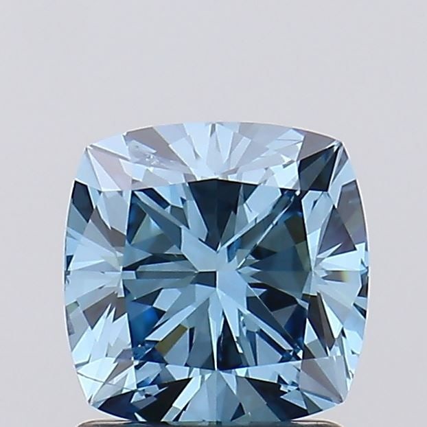 Loose Diamond - CUSHION MODIFIED 1.51ct Fancy Vivid Blue SI2: Loose Diamond - CUSHION MODIFIED 1.51ct Fancy Vivid Blue SI2 Source: This is a real non-mined Diamond that has been grown in a lab Shape: CUSHION MODIFIED Carats: 1.51 Color: Fancy Vivid Blue Certific