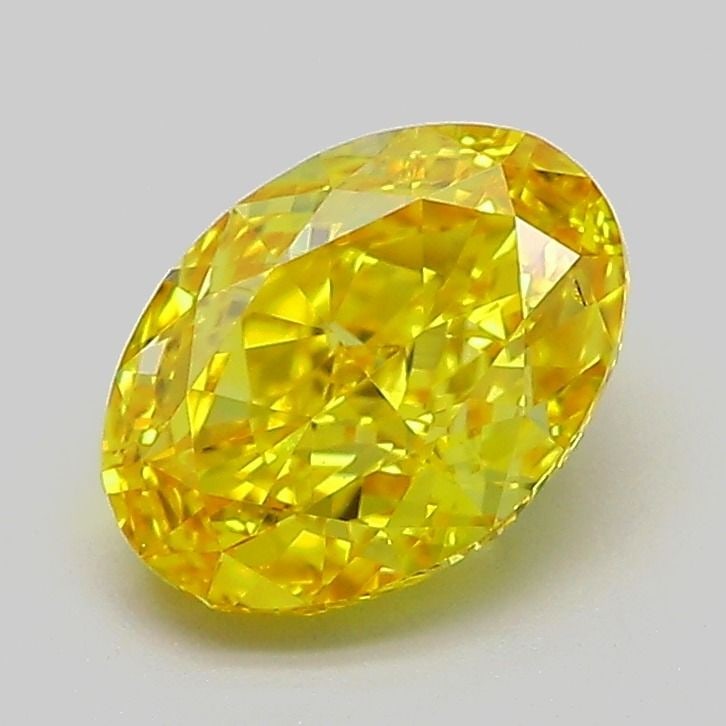 Loose Diamond - OVAL 1.52ct Fancy Vivid Yellow VS2: Loose Diamond - OVAL 1.52ct Fancy Vivid Yellow VS2 Source: This is a real non-mined Diamond that has been grown in a lab Shape: OVAL Carats: 1.52 Color: Fancy Vivid Yellow Certification: IGI Video: