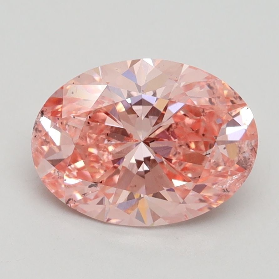 Loose Diamond - OVAL 2.01ct Fancy Vivid Pink SI2: Loose Diamond - OVAL 2.01ct Fancy Vivid Pink SI2 Source: This is a real non-mined Diamond that has been grown in a lab Shape: OVAL Carats: 2.01 Color: Fancy Vivid Pink Certification: IGI Video: