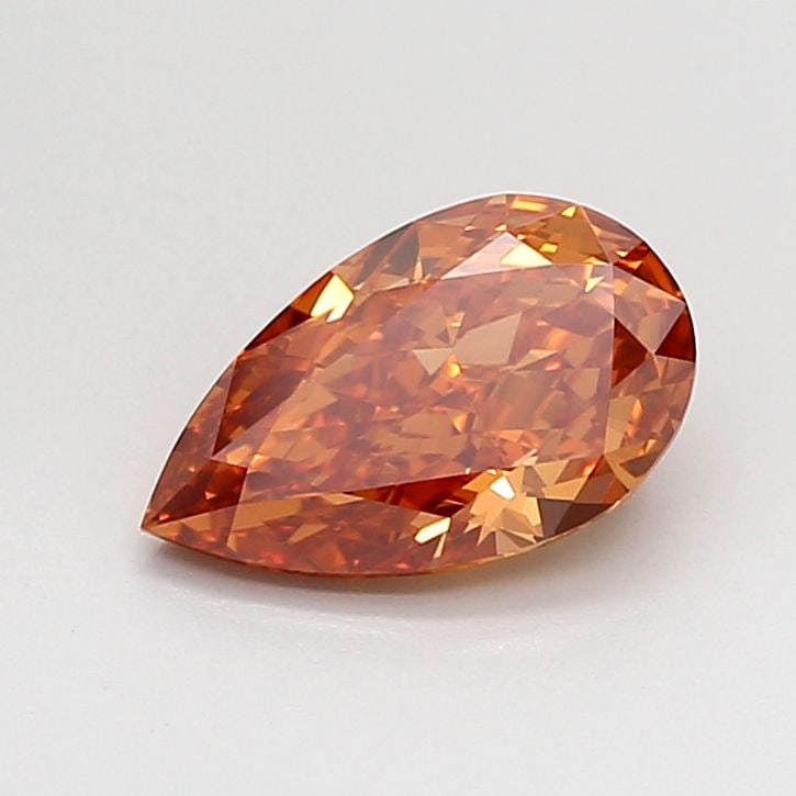 Loose Diamond - PEAR 1.2ct Fancy Vivid Orange VVS2: Loose Diamond - PEAR 1.2ct Fancy Vivid Orange VVS2 Source: This is a real non-mined Diamond that has been grown in a lab Shape: PEAR Carats: 1.2 Color: Fancy Vivid Orange Certification: IGI Video: