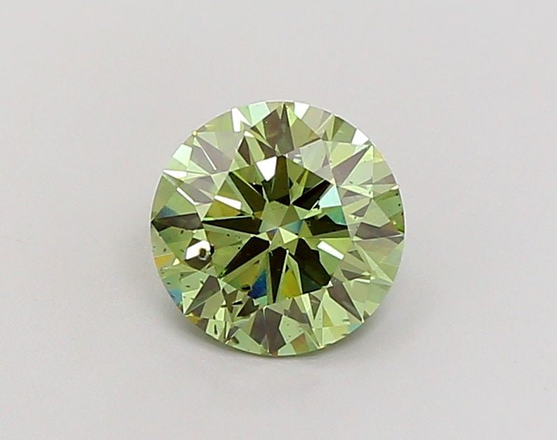 Loose Diamond - ROUND 2.54ct Fancy Vivid Green SI1: Loose Diamond - ROUND 2.54ct Fancy Vivid Green SI1 Source: This is a real non-mined Diamond that has been grown in a lab Shape: ROUND Carats: 2.54 Color: Fancy Vivid Green Certification: IGI Video: