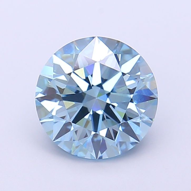 Ideal Loose Diamond - ROUND 2.06ct Fancy Vivid Blue VS1: Ideal Loose Diamond - ROUND 2.06ct Fancy Vivid Blue VS1 Source: This is a real non-mined Diamond that has been grown in a lab Shape: ROUND Carats: 2.06 Color: Fancy Vivid Blue Certification: IGI Video
