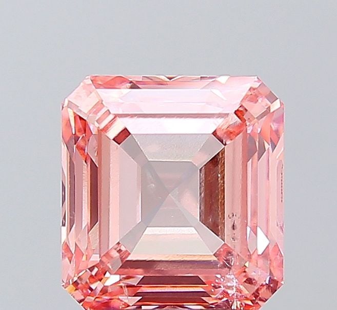 Loose Diamond - ASSCHER 3.05ct Fancy Intense Pink SI2: Loose Diamond - ASSCHER 3.05ct Fancy Intense Pink SI2 Source: This is a real non-mined Diamond that has been grown in a lab Shape: ASSCHER Carats: 3.05 Color: Fancy Intense Pink Certification: IGI Vid