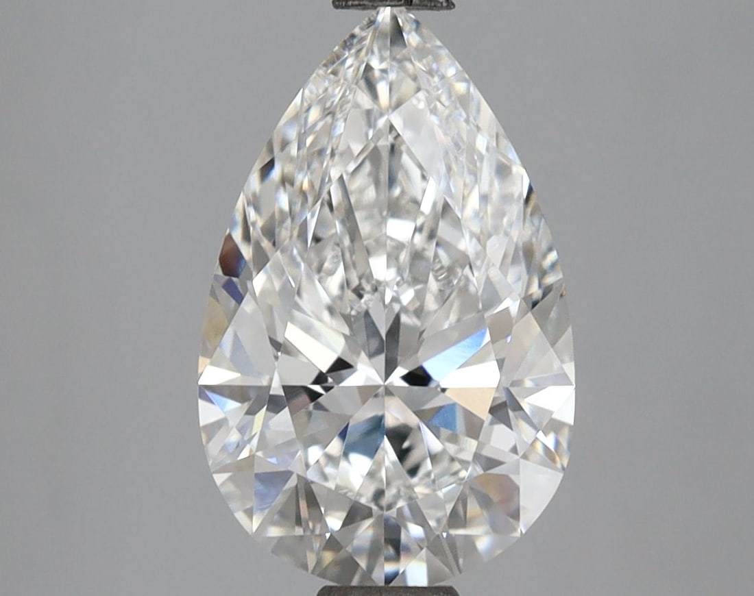 Loose Diamond - PEAR 2.59ct E VVS2: Loose Diamond - PEAR 2.59ct E VVS2 Source: This is a real non-mined Diamond that has been grown in a lab Shape: PEAR Carats: 2.59 Color: E Clarity: VVS2 Certification: IGI Video:
