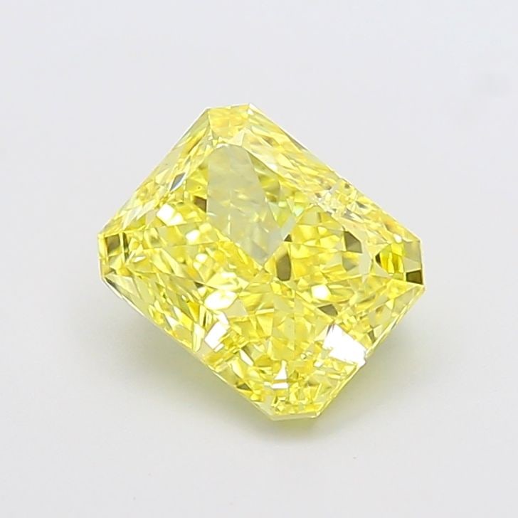 Loose Diamond - RADIANT 2.55ct Fancy Vivid Yellow VVS2: Loose Diamond - RADIANT 2.55ct Fancy Vivid Yellow VVS2 Source: This is a real non-mined Diamond that has been grown in a lab Shape: RADIANT Carats: 2.55 Color: Fancy Vivid Yellow Certification: IGI Vi