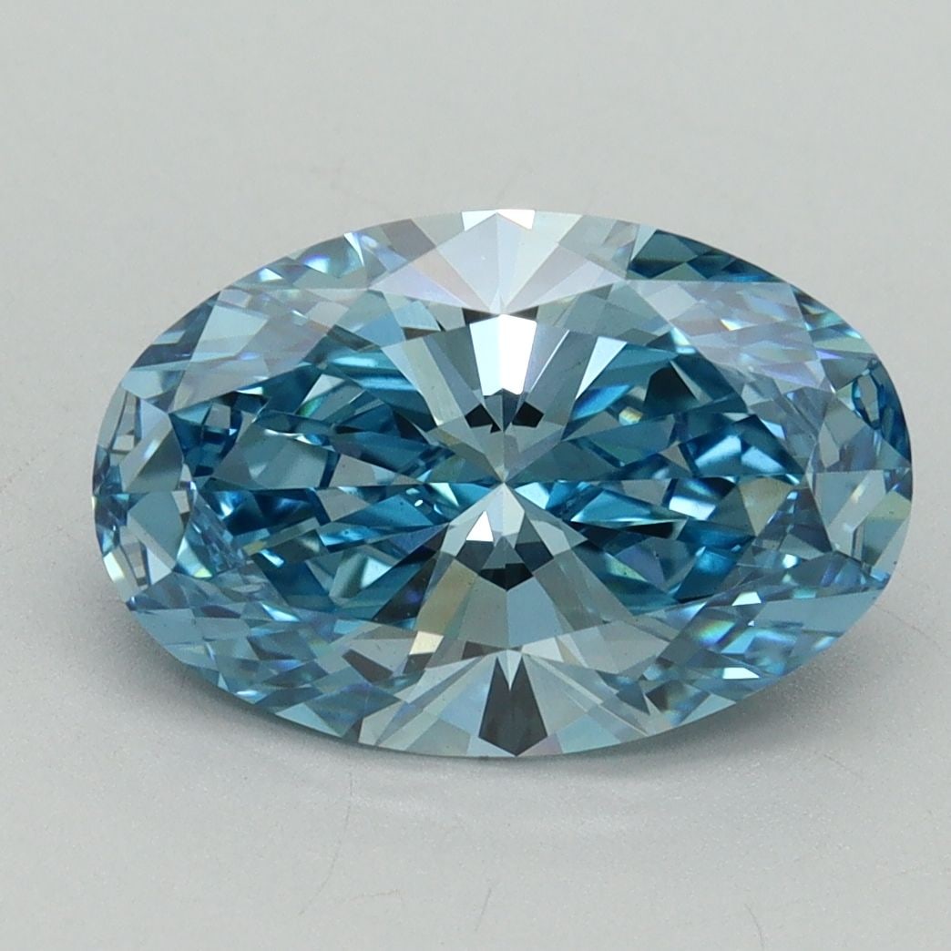 Loose Diamond - OVAL 3.03ct Fancy Vivid Blue VS1: Loose Diamond - OVAL 3.03ct Fancy Vivid Blue VS1 Source: This is a real non-mined Diamond that has been grown in a lab Shape: OVAL Carats: 3.03 Color: Fancy Vivid Blue Certification: IGI Video: Video