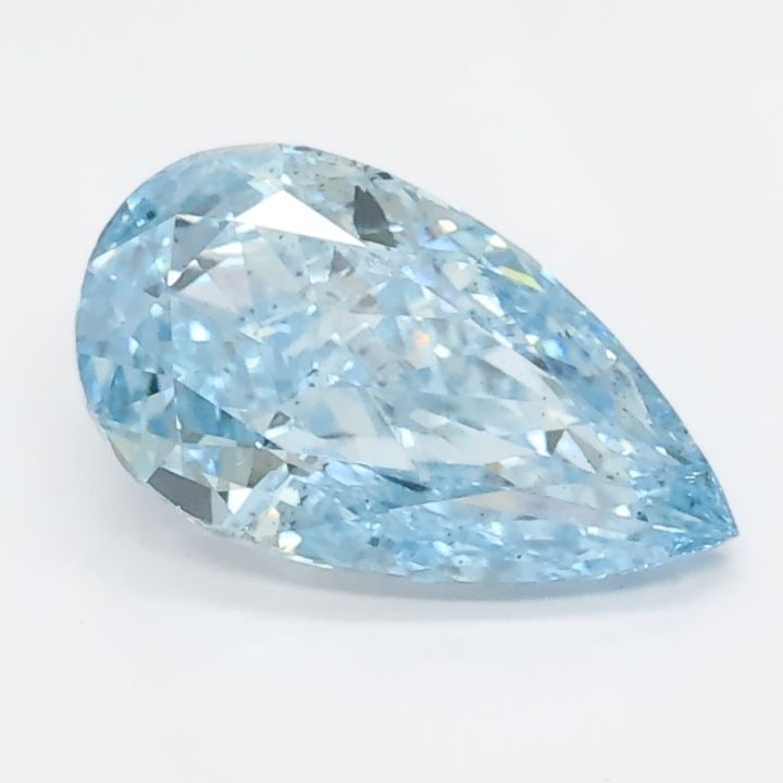Loose Diamond - PEAR 1.03ct Blue SI1: Loose Diamond - PEAR 1.03ct Blue SI1 Source: This is a real non-mined Diamond that has been grown in a lab Shape: PEAR Carats: 1.03 Color: Blue Certification: NONE Video: Video Link The Diamond Depot