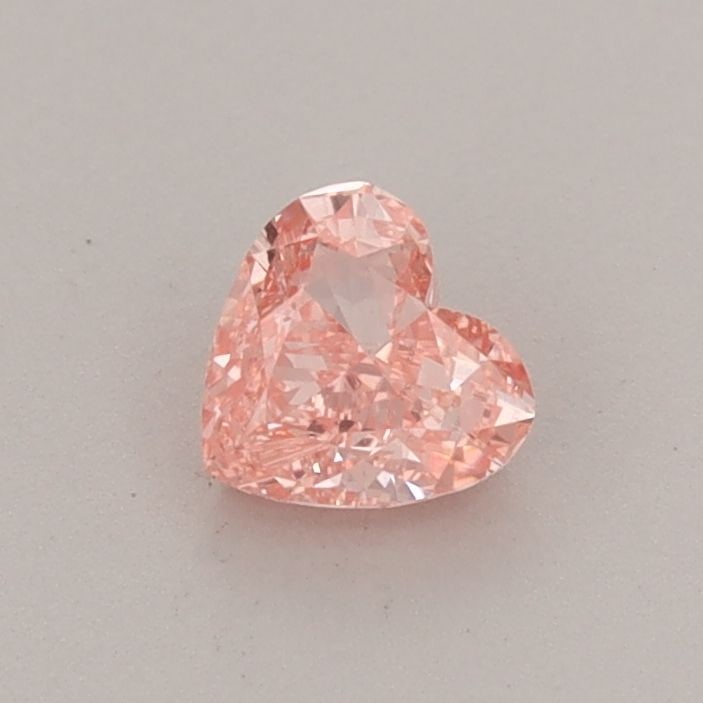 Loose Diamond - HEART 0.43ct Fancy Vivid Pink VVS2: Loose Diamond - HEART 0.43ct Fancy Vivid Pink VVS2 Source: This is a real non-mined Diamond that has been grown in a lab Shape: HEART Carats: 0.43 Color: Fancy Vivid Pink Certification: IGI Video: