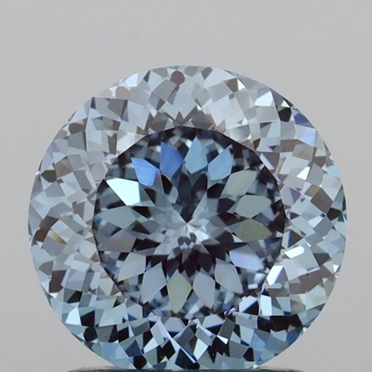 Loose Diamond - ROUND 1.41ct Fancy Intense Blue VVS2: Loose Diamond - ROUND 1.41ct Fancy Intense Blue VVS2 Source: This is a real non-mined Diamond that has been grown in a lab Shape: ROUND Carats: 1.41 Color: Fancy Intense Blue Certification: IGI