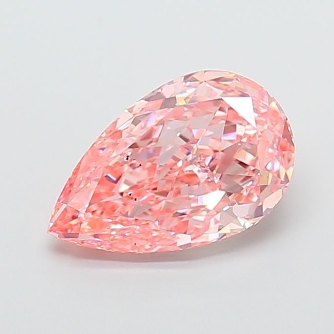 Loose Diamond - PEAR 3.52ct Fancy Vivid Pink VS2: Loose Diamond - PEAR 3.52ct Fancy Vivid Pink VS2 Source: This is a real non-mined Diamond that has been grown in a lab Shape: PEAR Carats: 3.52 Color: Fancy Vivid Pink Certification: IGI Video: