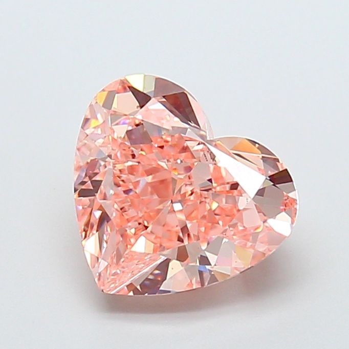 Loose Diamond - HEART 4.09ct Fancy Intense Pink VS1: Loose Diamond - HEART 4.09ct Fancy Intense Pink VS1 Source: This is a real non-mined Diamond that has been grown in a lab Shape: HEART Carats: 4.09 Color: Fancy Intense Pink Certification: IGI Video: