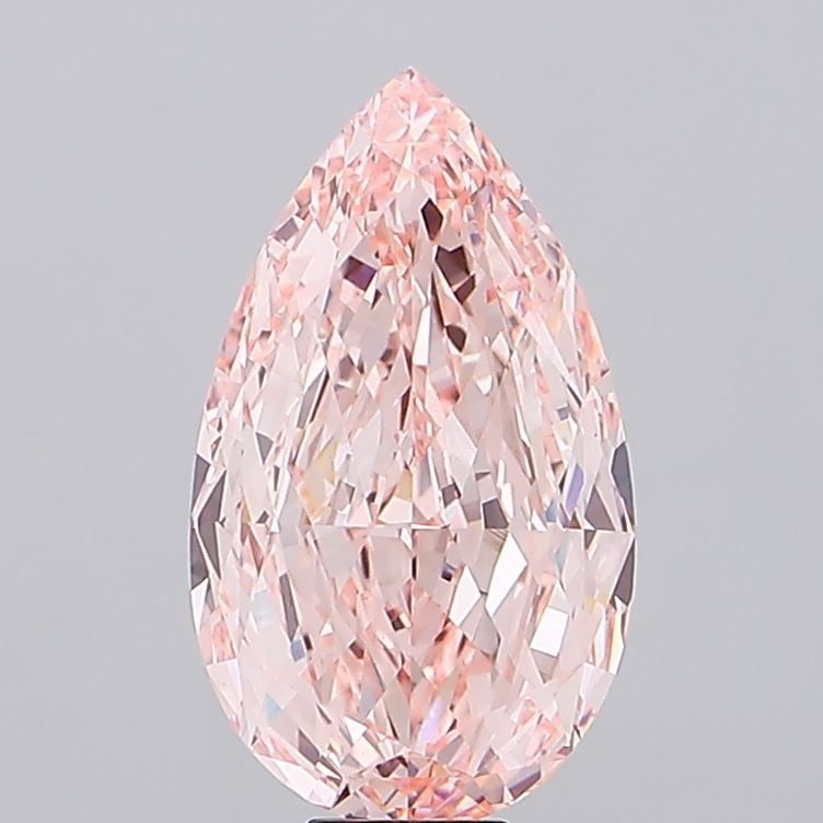 Loose Diamond - PEAR 17.13ct Fancy Vivid Pink VVS2: Loose Diamond - PEAR 17.13ct Fancy Vivid Pink VVS2 Source: This is a real non-mined Diamond that has been grown in a lab Shape: PEAR Carats: 17.13 Color: Fancy Vivid Pink Certification: IGI Video: