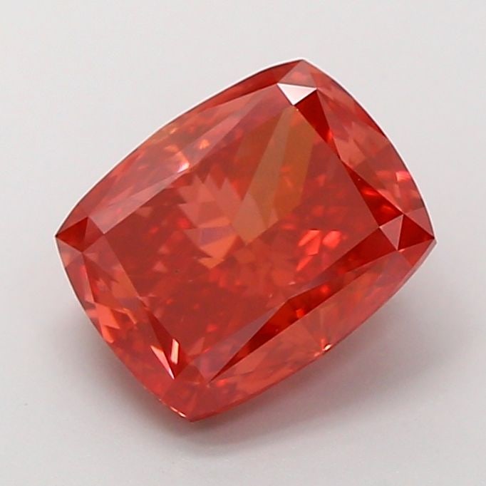 Loose Diamond - CUSHION MODIFIED 3.51ct Fancy Vivid Red VS1: Loose Diamond - CUSHION MODIFIED 3.51ct Fancy Vivid Red VS1 Source: This is a real non-mined Diamond that has been grown in a lab Shape: CUSHION MODIFIED Carats: 3.51 Color: Fancy Vivid Red
