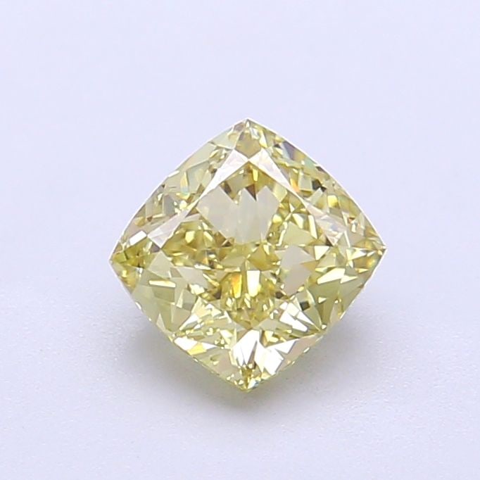 Loose Diamond - CUSHION BRILLIANT 1.09ct Fancy Vivid Yellow VVS2: Loose Diamond - CUSHION BRILLIANT 1.09ct Fancy Vivid Yellow VVS2 Source: This is a real non-mined Diamond that has been grown in a lab Shape: CUSHION BRILLIANT Carats: 1.09 Color: Fancy Vivid Yellow