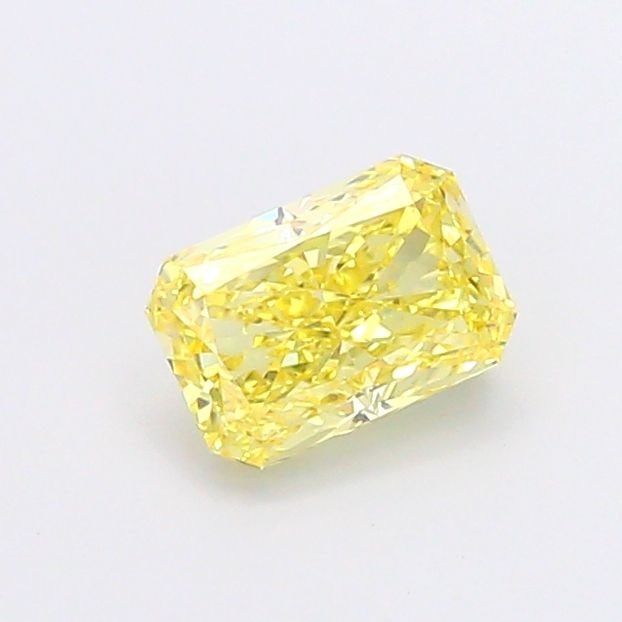 Loose Diamond - RADIANT 1.23ct Fancy Vivid Yellow VS1: Loose Diamond - RADIANT 1.23ct Fancy Vivid Yellow VS1 Source: This is a real non-mined Diamond that has been grown in a lab Shape: RADIANT Carats: 1.23 Color: Fancy Vivid Yellow Certification: IGI Vid