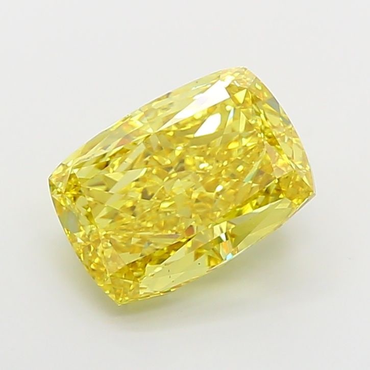 Loose Diamond - CUSHION MODIFIED 8.01ct Fancy Vivid Yellow VS1: Loose Diamond - CUSHION MODIFIED 8.01ct Fancy Vivid Yellow VS1 Source: This is a real non-mined Diamond that has been grown in a lab Shape: CUSHION MODIFIED Carats: 8.01 Color: Fancy Vivid Yellow Cert