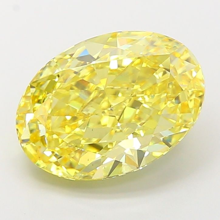 Loose Diamond - OVAL 6.08ct Fancy Intense Yellow VS2: Loose Diamond - OVAL 6.08ct Fancy Intense Yellow VS2 Source: This is a real non-mined Diamond that has been grown in a lab Shape: OVAL Carats: 6.08 Color: Fancy Intense Yellow Certification: IGI Video