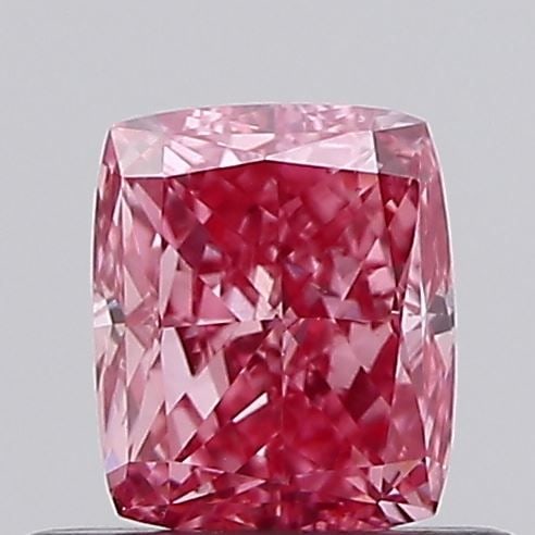 Loose Diamond - CUSHION MODIFIED 0.55ct Fancy Vivid Pink VS1: Loose Diamond - CUSHION MODIFIED 0.55ct Fancy Vivid Pink VS1 Source: This is a real non-mined Diamond that has been grown in a lab Shape: CUSHION MODIFIED Carats: 0.55 Color: Fancy Vivid Pink Certific
