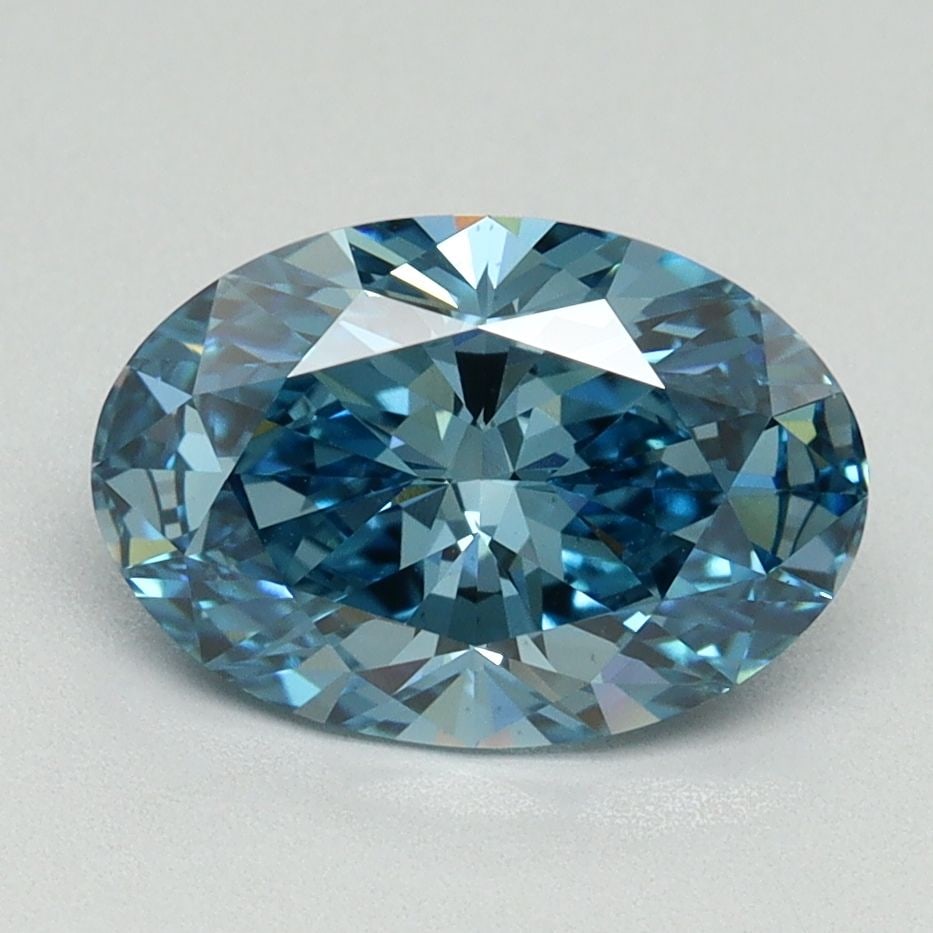 Loose Diamond - OVAL 2.04ct Fancy Vivid Blue VS1: Loose Diamond - OVAL 2.04ct Fancy Vivid Blue VS1 Source: This is a real non-mined Diamond that has been grown in a lab Shape: OVAL Carats: 2.04 Color: Fancy Vivid Blue Certification: IGI Video: