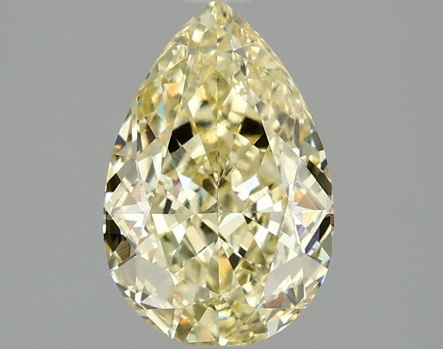Loose Diamond - PEAR 2.1ct Fancy Intense Yellow VS1: Loose Diamond - PEAR 2.1ct Fancy Intense Yellow VS1 Source: This is a real non-mined Diamond that has been grown in a lab Shape: PEAR Carats: 2.1 Color: Fancy Intense Yellow Certification: IGI Video: