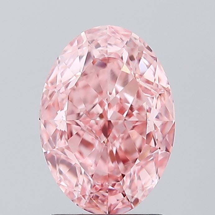 Loose Diamond - OVAL 2.08ct Fancy Vivid Pink VS1: Loose Diamond - OVAL 2.08ct Fancy Vivid Pink VS1 Source: This is a real non-mined Diamond that has been grown in a lab Shape: OVAL Carats: 2.08 Color: Fancy Vivid Pink Certification: IGI Video: