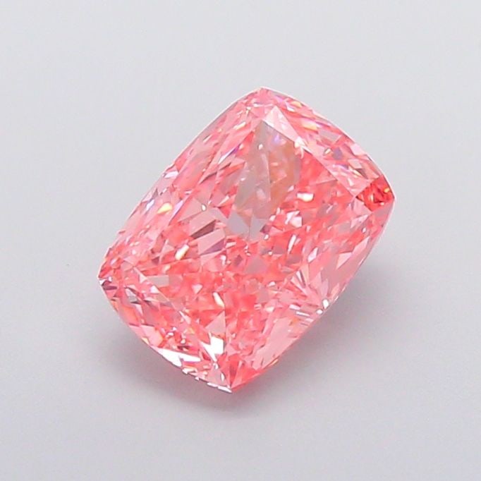 Loose Diamond - CUSHION MODIFIED 2.52ct Fancy Vivid Pink VVS2: Loose Diamond - CUSHION MODIFIED 2.52ct Fancy Vivid Pink VVS2 Source: This is a real non-mined Diamond that has been grown in a lab Shape: CUSHION MODIFIED Carats: 2.52 Color: Fancy Vivid Pink Certifi