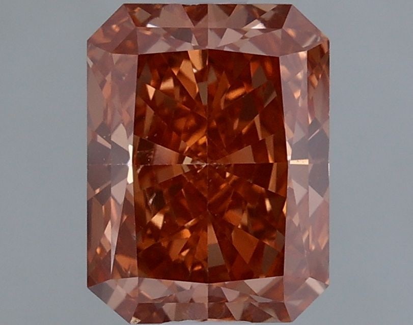 Loose Diamond - RADIANT 1.19ct Fancy Vivid Brown Pink VS1: Loose Diamond - RADIANT 1.19ct Fancy Vivid Brown Pink VS1 Source: This is a real non-mined Diamond that has been grown in a lab Shape: RADIANT Carats: 1.19 Color: Fancy Vivid Brown Pink Certification: