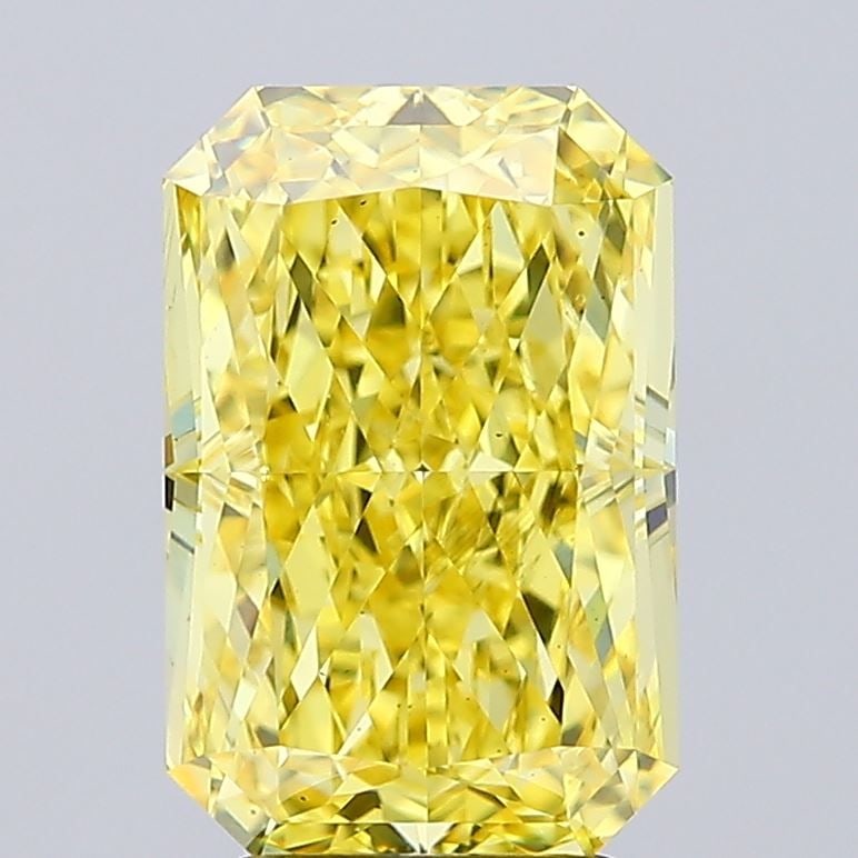 Loose Diamond - RADIANT 4.01ct Fancy Vivid Yellow VS1: Loose Diamond - RADIANT 4.01ct Fancy Vivid Yellow VS1 Source: This is a real non-mined Diamond that has been grown in a lab Shape: RADIANT Carats: 4.01 Color: Fancy Vivid Yellow Certification: IGI Vid
