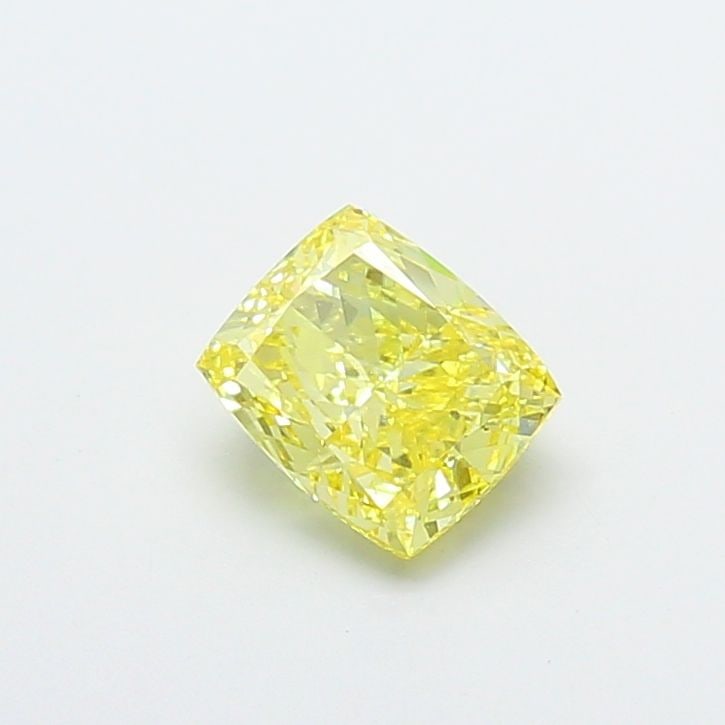 Loose Diamond - CUSHION MODIFIED 1.51ct Fancy Intense Yellow VVS2: Loose Diamond - CUSHION MODIFIED 1.51ct Fancy Intense Yellow VVS2 Source: This is a real non-mined Diamond that has been grown in a lab Shape: CUSHION MODIFIED Carats: 1.51 Color: Fancy Intense Yellow