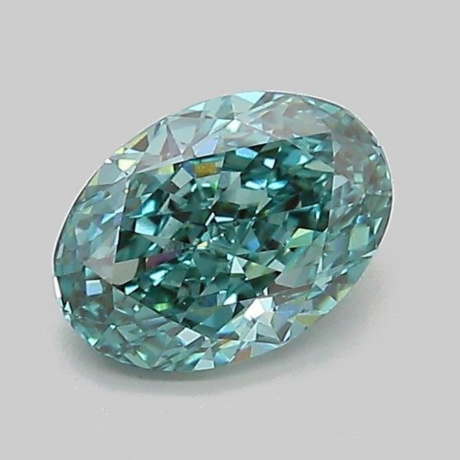 Loose Diamond - OVAL 1.01ct Fancy Intense Green VS1: Loose Diamond - OVAL 1.01ct Fancy Intense Green VS1 Source: This is a real non-mined Diamond that has been grown in a lab Shape: OVAL Carats: 1.01 Color: Fancy Intense Green Certification: IGI The Dia