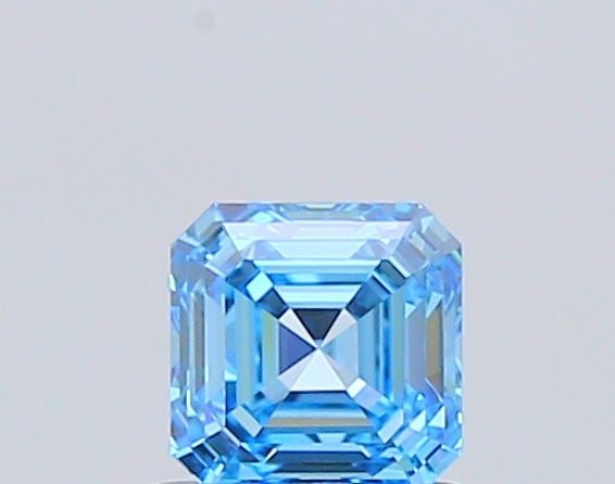Loose Diamond - ASSCHER 1.01ct Fancy Vivid Blue VVS2: Loose Diamond - ASSCHER 1.01ct Fancy Vivid Blue VVS2 Source: This is a real non-mined Diamond that has been grown in a lab Shape: ASSCHER Carats: 1.01 Color: Fancy Vivid Blue Certification: IGI