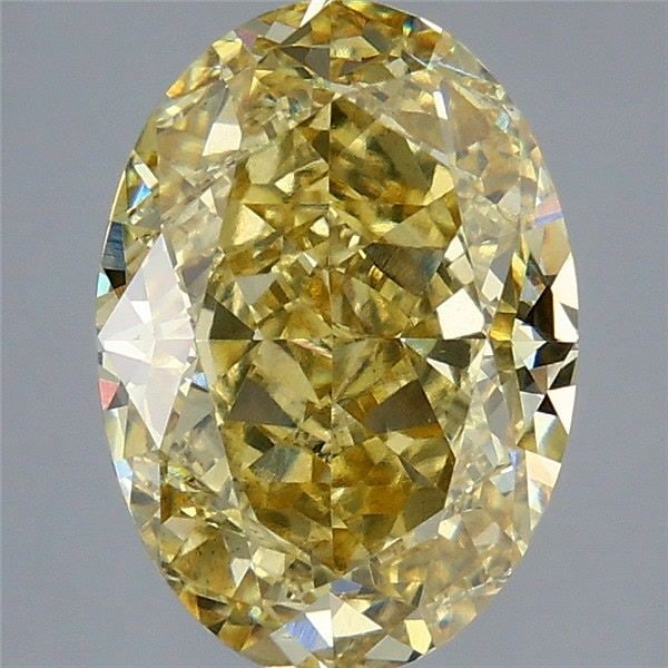 Loose Diamond - OVAL 5.09ct Fancy Intense Yellow VS1: Loose Diamond - OVAL 5.09ct Fancy Intense Yellow VS1 Source: This is a real non-mined Diamond that has been grown in a lab Shape: OVAL Carats: 5.09 Color: Fancy Intense Yellow Certification: IGI Video