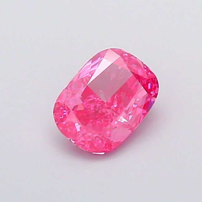 Loose Diamond - CUSHION MODIFIED 1.28ct Fancy Vivid Pink VS1: Loose Diamond - CUSHION MODIFIED 1.28ct Fancy Vivid Pink VS1 Source: This is a real non-mined Diamond that has been grown in a lab Shape: CUSHION MODIFIED Carats: 1.28 Color: Fancy Vivid Pink Certific