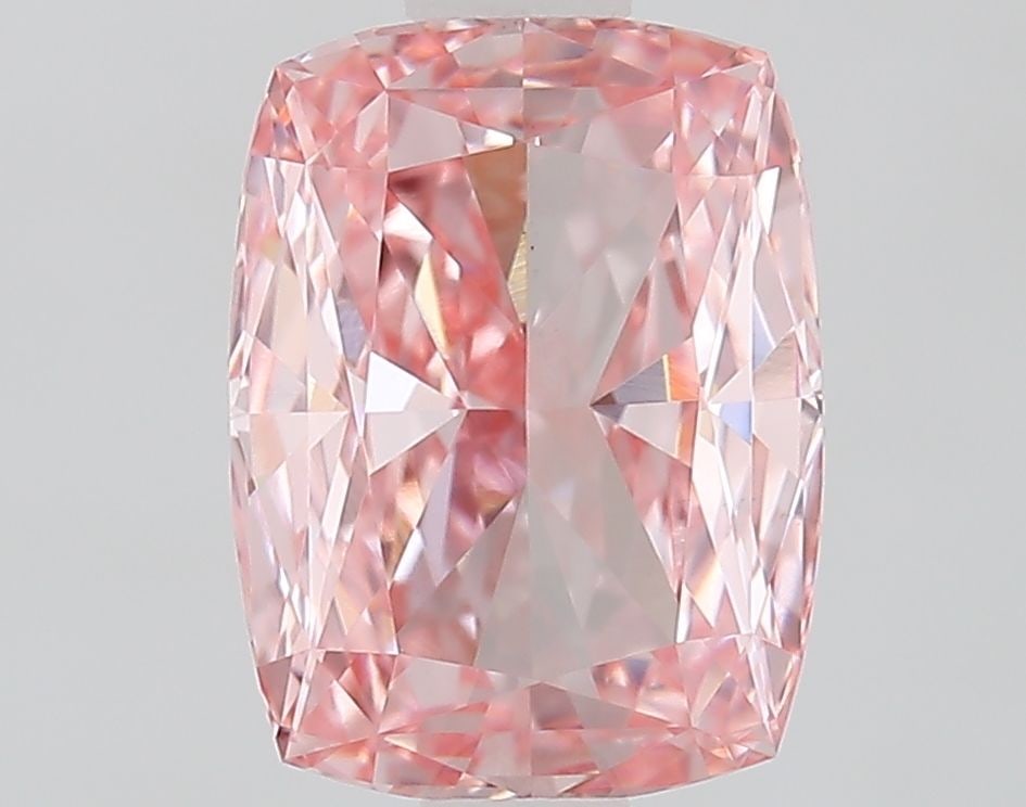 Loose Diamond - CUSHION MODIFIED 1.57ct Fancy Vivid Pink VVS2: Loose Diamond - CUSHION MODIFIED 1.57ct Fancy Vivid Pink VVS2 Source: This is a real non-mined Diamond that has been grown in a lab Shape: CUSHION MODIFIED Carats: 1.57 Color: Fancy Vivid Pink Certifi