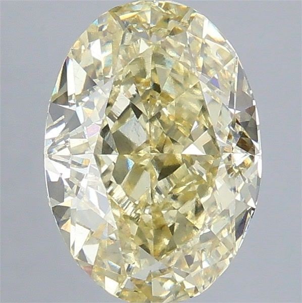 Loose Diamond - OVAL 3.03ct Fancy Light Yellow VS2: Loose Diamond - OVAL 3.03ct Fancy Light Yellow VS2 Source: This is a real non-mined Diamond that has been grown in a lab Shape: OVAL Carats: 3.03 Color: Fancy Light Yellow Certification: IGI Video: