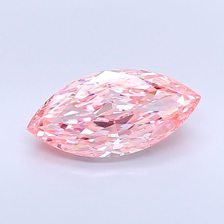 Loose Diamond - MARQUISE 4.08ct Fancy Vivid Pink VS1: Loose Diamond - MARQUISE 4.08ct Fancy Vivid Pink VS1 Source: This is a real non-mined Diamond that has been grown in a lab Shape: MARQUISE Carats: 4.08 Color: Fancy Vivid Pink Certification: IGI Video