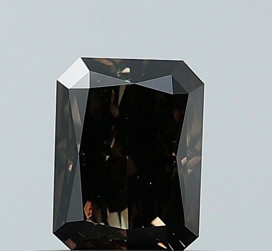 Loose Diamond - RADIANT 0.54ct Fancy Deep Black VS1: Loose Diamond - RADIANT 0.54ct Fancy Deep Black VS1 Source: This is a real non-mined Diamond that has been grown in a lab Shape: RADIANT Carats: 0.54 Color: Fancy Deep Black Certification: NONE Video: