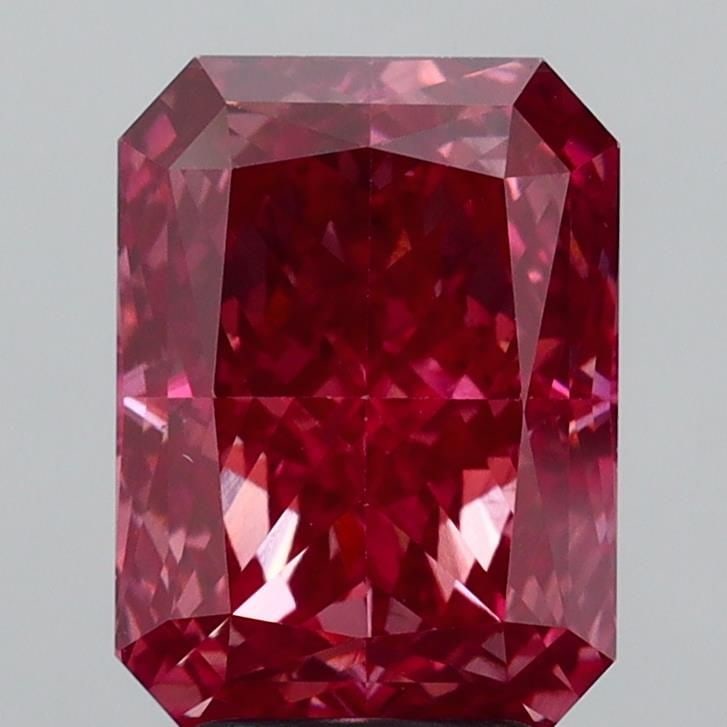 Loose Diamond - RADIANT 4.08ct Fancy Vivid Pink VS2: Loose Diamond - RADIANT 4.08ct Fancy Vivid Pink VS2 Source: This is a real non-mined Diamond that has been grown in a lab Shape: RADIANT Carats: 4.08 Color: Fancy Vivid Pink Certification: IGI Video: