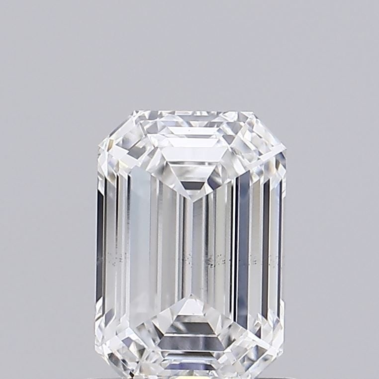 Loose Diamond - EMERALD 0.96ct E VS2: Loose Diamond - EMERALD 0.96ct E VS2 Source: This is a real non-mined Diamond that has been grown in a lab Shape: EMERALD Carats: 0.96 Color: E Clarity: VS2 Certification: IGI Video: Video Link The