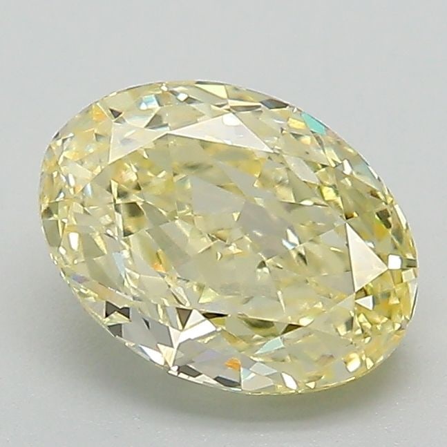 Loose Diamond - OVAL 1.42ct Fancy Yellow VVS2: Loose Diamond - OVAL 1.42ct Fancy Yellow VVS2 Source: This is a real non-mined Diamond that has been grown in a lab Shape: OVAL Carats: 1.42 Color: Fancy Yellow Certification: IGI Video: