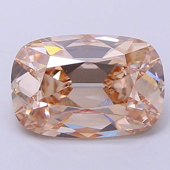 Loose Diamond - CUSHION MODIFIED 3.51ct Fancy Light Brown VS1: Loose Diamond - CUSHION MODIFIED 3.51ct Fancy Light Brown VS1 Source: This is a real non-mined Diamond that has been grown in a lab Shape: CUSHION MODIFIED Carats: 3.51 Color: Fancy Light Brown Certif