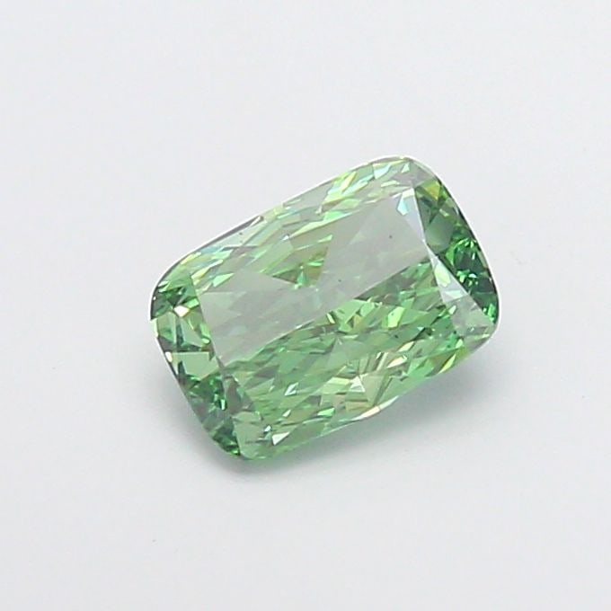 Loose Diamond - CUSHION MODIFIED 1.01ct Fancy Vivid Green VS2 (1 of 1)