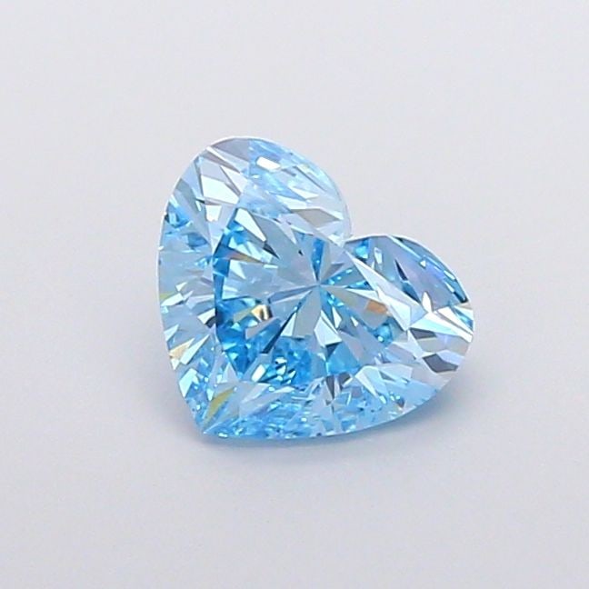 Loose Diamond - HEART 1.51ct Fancy Vivid Blue VS2: Loose Diamond - HEART 1.51ct Fancy Vivid Blue VS2 Source: This is a real non-mined Diamond that has been grown in a lab Shape: HEART Carats: 1.51 Color: Fancy Vivid Blue Certification: IGI Video: