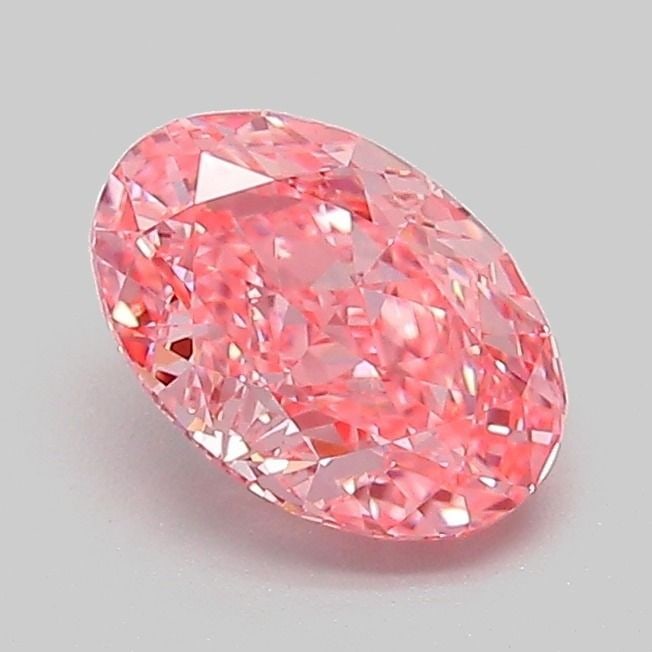 Loose Diamond - OVAL 1.07ct Fancy Vivid Pink VVS2: Loose Diamond - OVAL 1.07ct Fancy Vivid Pink VVS2 Source: This is a real non-mined Diamond that has been grown in a lab Shape: OVAL Carats: 1.07 Color: Fancy Vivid Pink Certification: IGI Video: