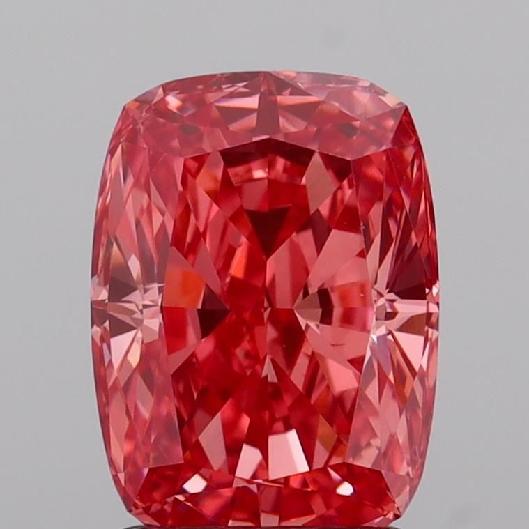 Loose Diamond - CUSHION MODIFIED 2.05ct Fancy Vivid Pink VS1: Loose Diamond - CUSHION MODIFIED 2.05ct Fancy Vivid Pink VS1 Source: This is a real non-mined Diamond that has been grown in a lab Shape: CUSHION MODIFIED Carats: 2.05 Color: Fancy Vivid Pink Certific